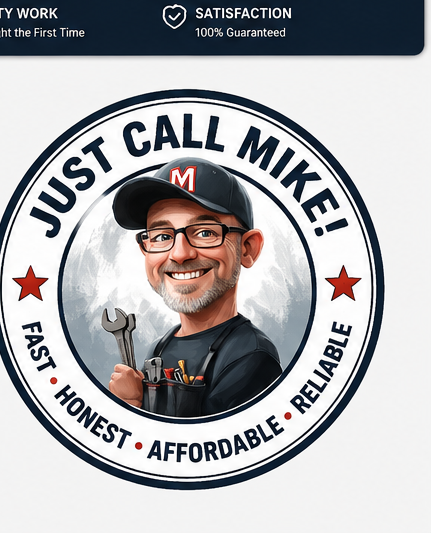 Illustrated portrait of Mike